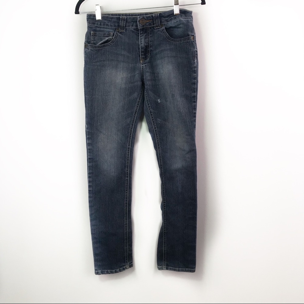 Guess Jeans Dark Wash Distressed Denim Fade